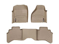 WeatherTech 02-08 Dodge Ram Truck Front and Rear Floorliners - Tan
