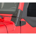 Kentrol 97-06 Jeep Wrangler TJ Windshield Hinge Pair - Polished Silver