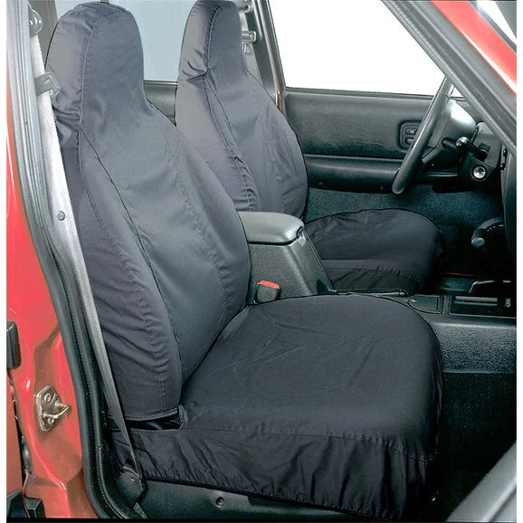 CUSTOM SEAT SAVER POLYCOTTON CHARCOAL