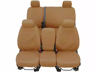 1919 MAZDA CX5 POLYCOTTON SEATSAVER CUSTOM FRONT ROW SEAT COVERS TAN