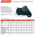 Dowco WeatherAll Plus Motorcycle Cover Black - 3XL