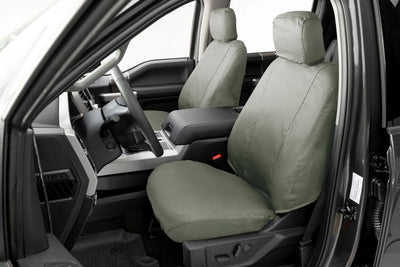 2323 EQUINOX POLYCOTTON SEATSAVER CUSTOM FRONT ROW SEAT COVERS TAUPE