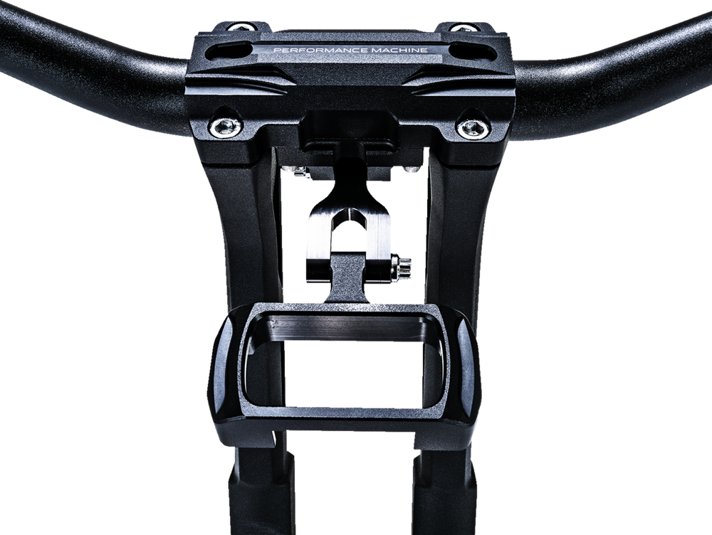 Performance Machine Digital Gauge Relocation Kit Softail - Black Ops