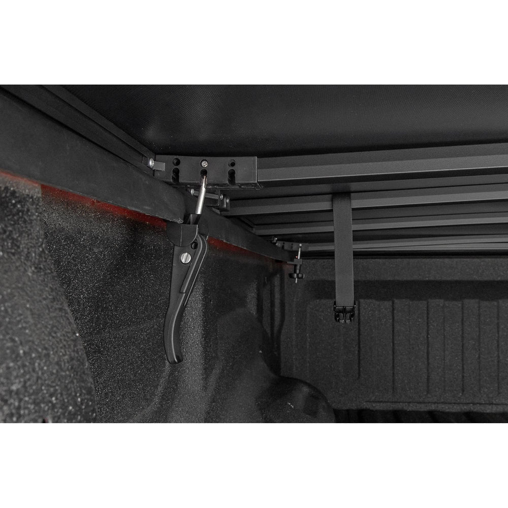 Rough Country Soft Tri-Fold Bed Cover 5 7 Bed No OE Rail Toyota Tundra (07-21) 41714551A