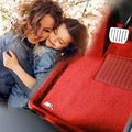 3D ELEGANT FLOOR MAT 2 ROW SET BLCK