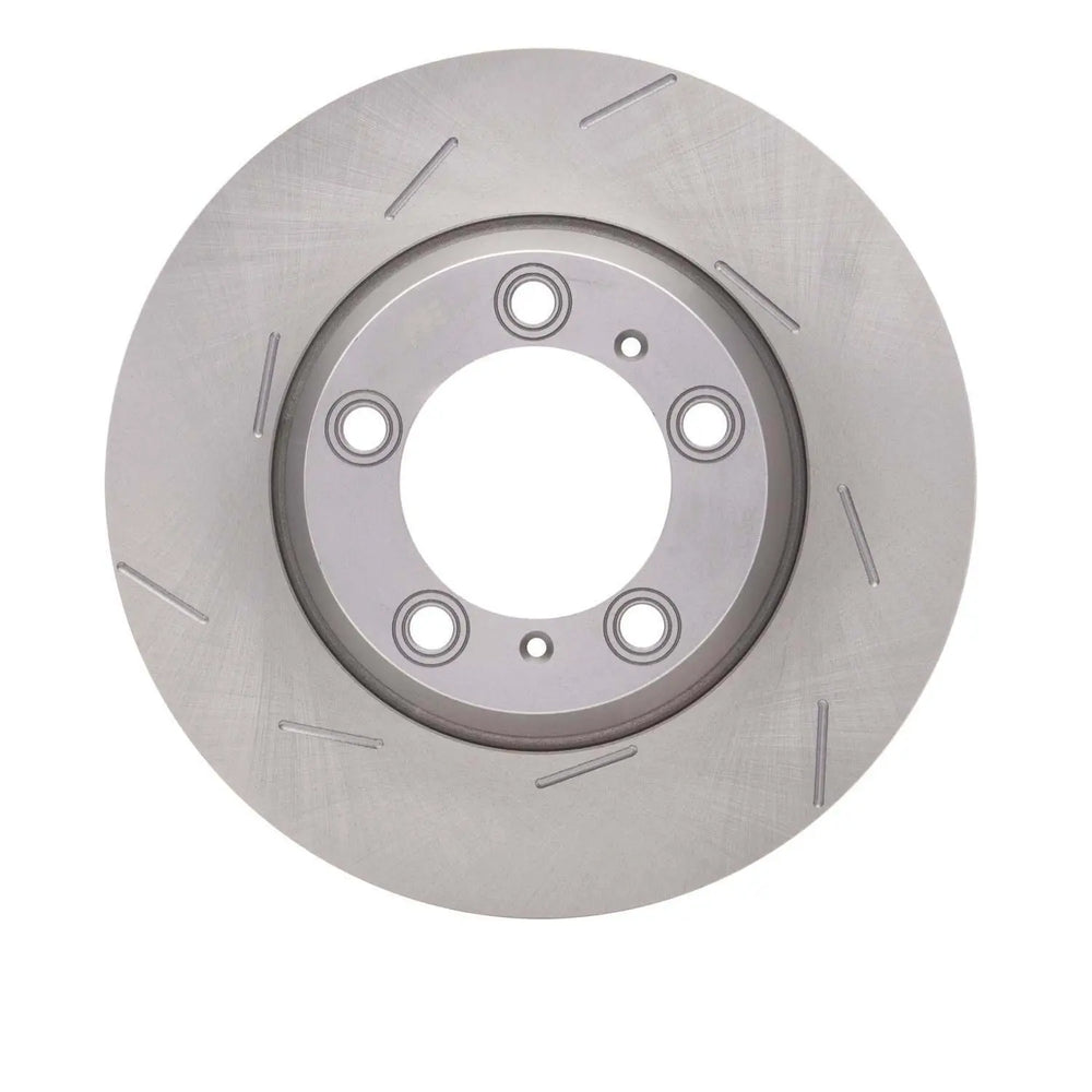 R1 99-21 Porsche 911 Rear Right Drilled Black Brake Rotor