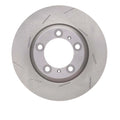 R1 99-21 Porsche 911 Rear Right Drilled Black Brake Rotor