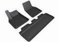 3D MAXpider 21-22 Tesla Model Y 1st & 2nd Row Floormats - Black