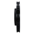 R1 11-22 Dodge Durango Front Left Drilled & Slotted Black Brake Rotor