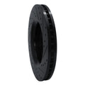 R1 11-22 Dodge Durango Front Left Drilled & Slotted Black Brake Rotor