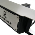 ~(20 lbs. 26X15X6)~ Universal Hitch Step with Two 3 IN LED Light Bar Mounts - 2 IN Hitch Size - to mount 3 IN Zroadz Cube Pod Work Light or similar Light Per side