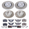 Power Stop 1998 Volkswagen Beetle Front and Rear Semi-Coated Rotor Kit
