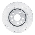 R1 10-17 Renault CLIO (Mexico) Front Left Drilled & Slotted Black Brake Rotor