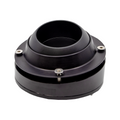High Angle Floor Mount 2in Black Anodized