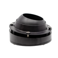 High Angle Floor Mount 2in Black Anodized