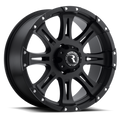 Raceline 892 Renegade 16x8in / 8x170 BP / 0mm Offset / 130.81mm Bore - Satin Black Wheel