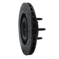 R1 95-97 Ford Ranger (USA/Canada) Front Left Drilled & Slotted Black Brake Rotor