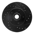 R1 95-11 Ford Explorer Front Right Drilled & Slotted Geoperformance Rotor