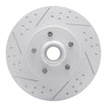 R1 95-11 Ford Ranger (USA/Canada) Front Left Drilled & Slotted Geoperformance Rotor
