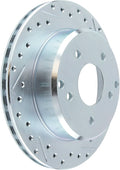 StopTech Select Sport 14-16 Infiniti Q60 Drilled and Slotted Front Right Brake Rotor
