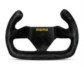 Momo MOD12 Steering Wheel 250 mm -  Black Suede/Black Spokes