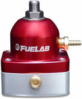 Fuelab 515 EFI Adjustable FPR 25-90 PSI (2) -6AN In (1) -6AN Return - Red