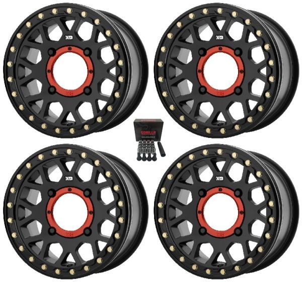 XD POWERSPORTS XS235 15X6 4X137 S-BLK 38MM - XS23556048738