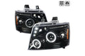PROJECTOR HEADLIGHT GLOSSY BLACK