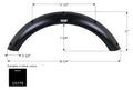 FENDER SKIRT, SINGLE, JAYCO, FS5779