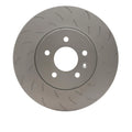 R1 16-19 Cadillac ATS Right Front Slotted Black Brake Rotor