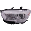 LH H/LMP ASSY COMP; HALOGEN; W/O LED DRL; W/O FOG LAMPS; CHR BEZEL TACOMA 201618