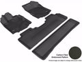 3D MAXpider 2006-2014 Honda Ridgeline Kagu 1st & 2nd Row Floormats - Black