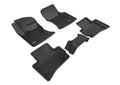 3D MAXpider 2017-2020 Jaguar F-Pace Kagu 1st & 2nd Row Floormats - Black