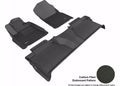 3D MAXpider 2014-2020 Toyota Tundra Crewmax Kagu 1st & 2nd Row Floormats - Black