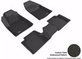 3D MAXpider 2015-2020 Jeep Cherokee Kagu 1st & 2nd Row Floormats - Black