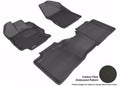 3D MAXpider 2012-2012 Toyota Venza Kagu 1st & 2nd Row Floormats - Black