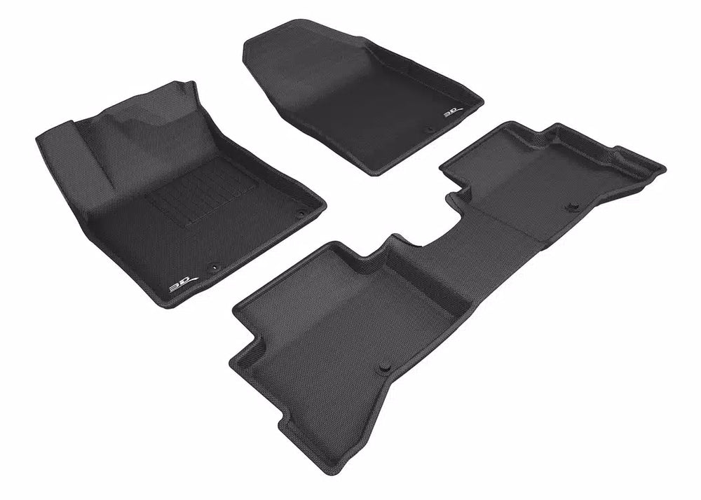 3D MAXpider 2017-2019 Kia Niro Kagu 1st & 2nd Row Floormats - Black