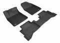 3D MAXpider 2017-2019 Kia Niro Kagu 1st & 2nd Row Floormats - Black