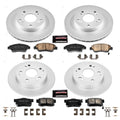 Power Stop 02-06 Acura RSX Front & Rear Z17 Evolution Geomet Coated Brake Kit