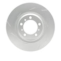 R1 Concepts Hi-Carbon Alloy GEOMET Coated Rotor - Slotted Fits Porsche Panamera