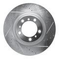 R1 Concepts Hi-Carbon Alloy GEOMET Coated Rotor - Slotted Fits Porsche Panamera