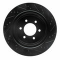 R1 12-20 Ford F-150 4WD Rear Left Drilled & Slotted Geoperformance Rotor