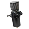 Moroso Dual Inlet -10AN Billet Breather Tank Catch Can - Black