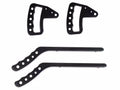 Rugged Ridge Aluminum Grab Handles F/R Kit Black 07-18 Jeep Wrangler JK/JKU