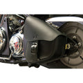 Willie & Max HD Softails,Yam Rd Stars,Kaw Vulcan 900,Suz C50 Swingarm Bag w/ Chrome Buckle - Black