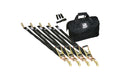 9PC RATCHETING TIEDOWN KIT 2IN X 8FT 10000 LB BREAKING STRENGTH