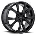 FLINT 17X7 5X108 ET42 CB63.4 SATIN BLACK