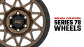 Rough Country Rough Country 78 Series Wheel Simulated Beadlock Bronze Black 18x9 6x5.5 -12mm 78181212
