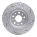 DFC 18-25 Jeep Wrangler Rear Left Drilled & Slotted Geoperformance Rotor