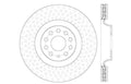 STANDARD DRILLED BRAKE ROTOR